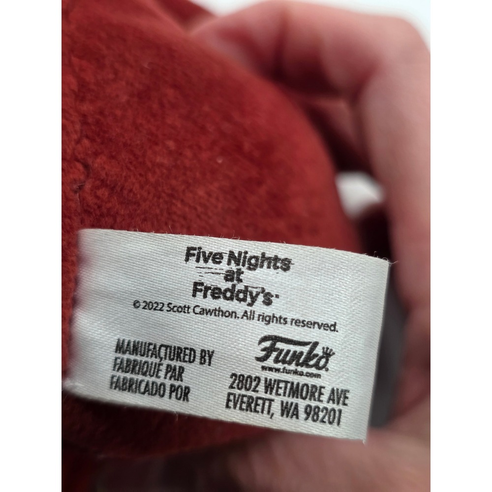 Funko Five Nights at Freddys Foxy Reversible Plush Head 2022 Red Nightmare FNAF - Picture 4 of 5